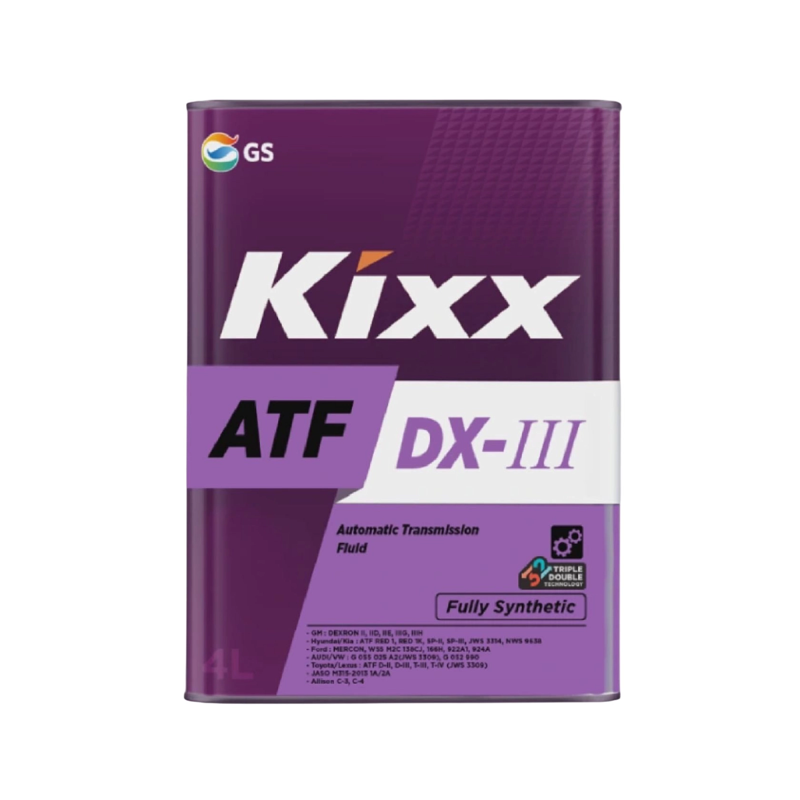 Transmissiya yağı Kixx ATF DX-III, 4 l