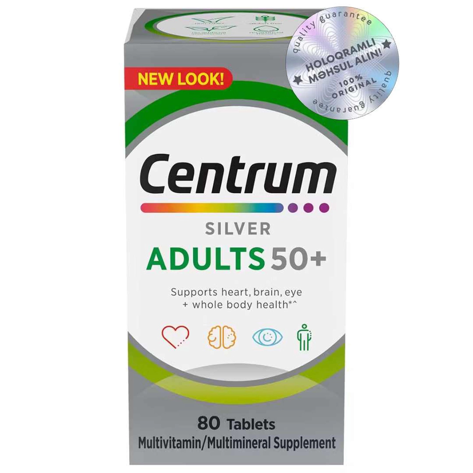 Multivitaminlər Centrum Silver, 80 əd