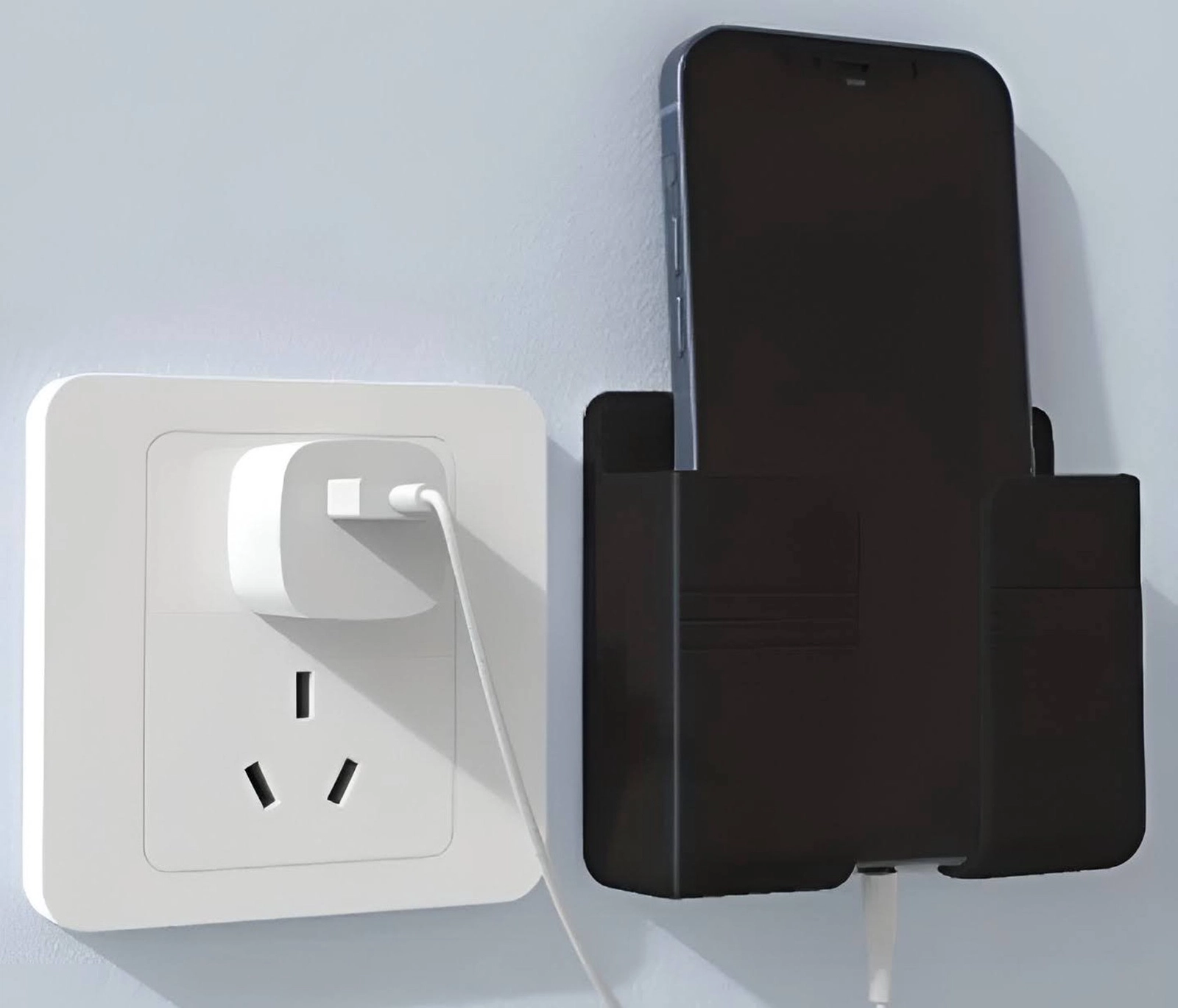 Divar üçün telefon tutacağı (yapışqanlı)