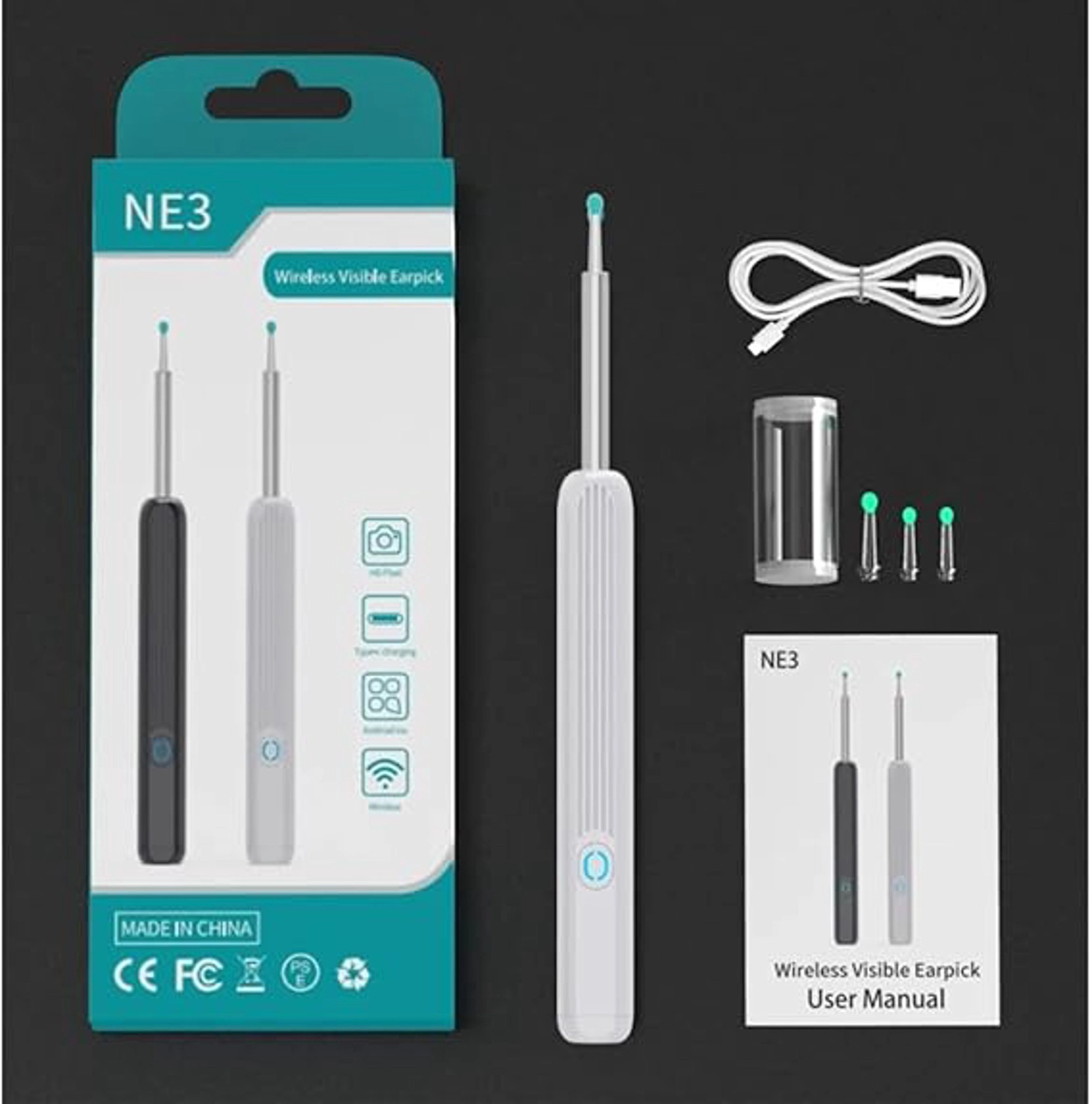 Qulaqları təmizləyən cihaz NE3 Ear Cleaner Tool