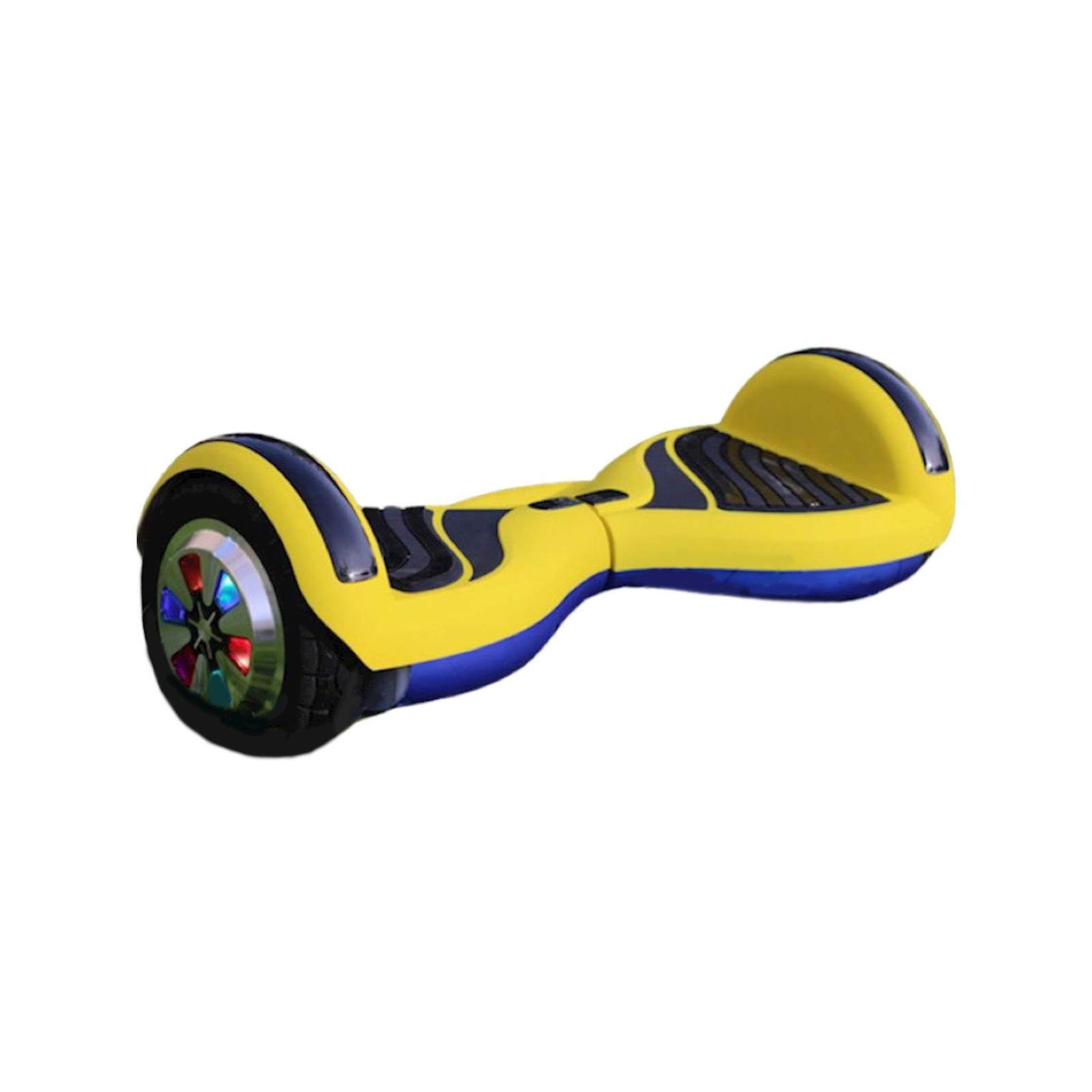 Segway 8 düyüm,üstü işıqlı,sarı-mavi