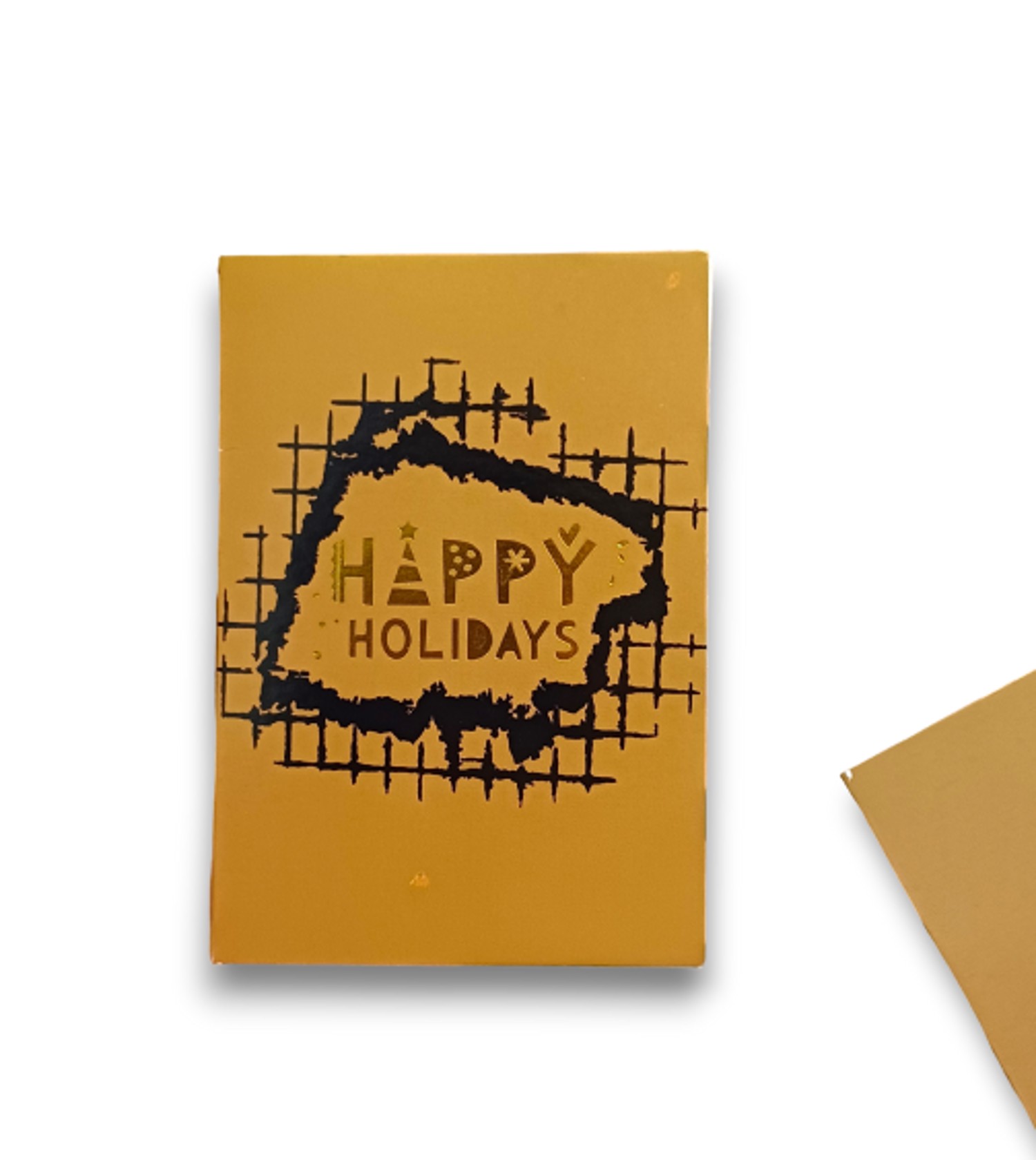 Açıqca Happy Holidays, 9.5x6.5 sm