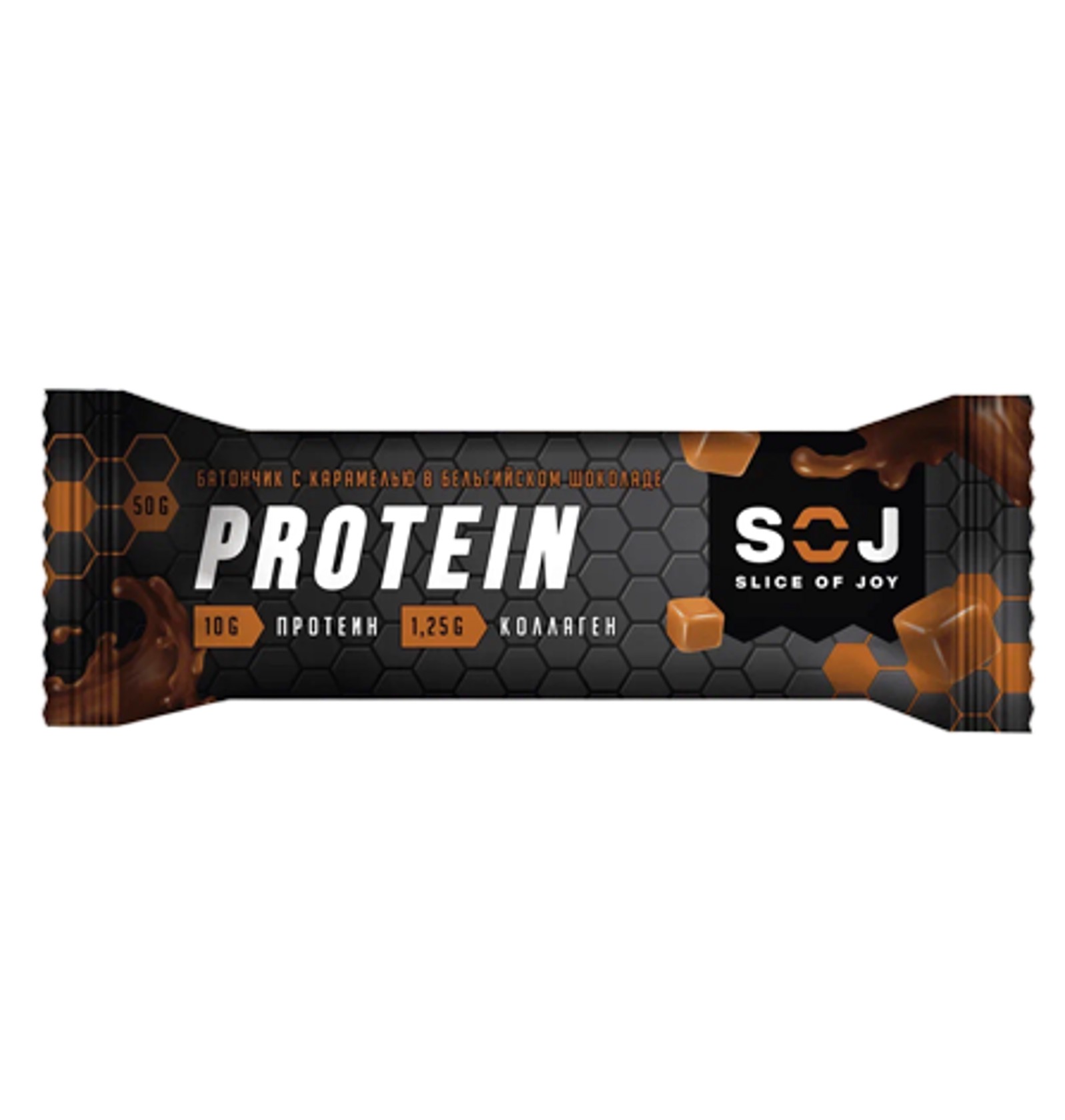 Proteinli bar SOJ Protein Caramel Chocolate, 50 q