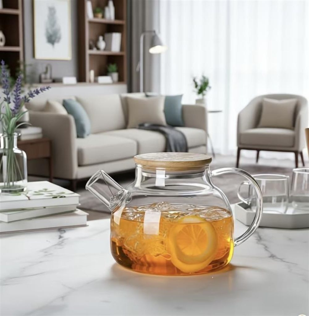 Dəmləmə çaydanı 911miv 6921-86, 1000 ml, şəffaf