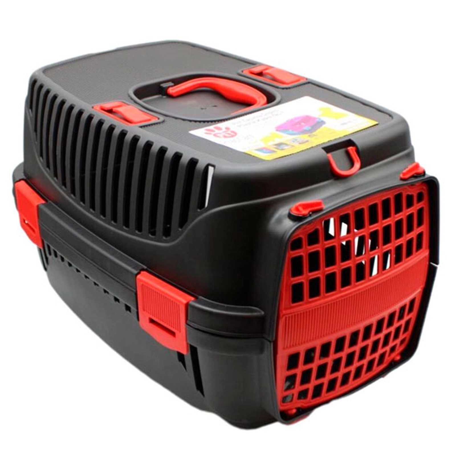 Daşıma çantası itlər və pişiklər üçün Doktor Vet 1461, qırmızı, 50x30x30 sm