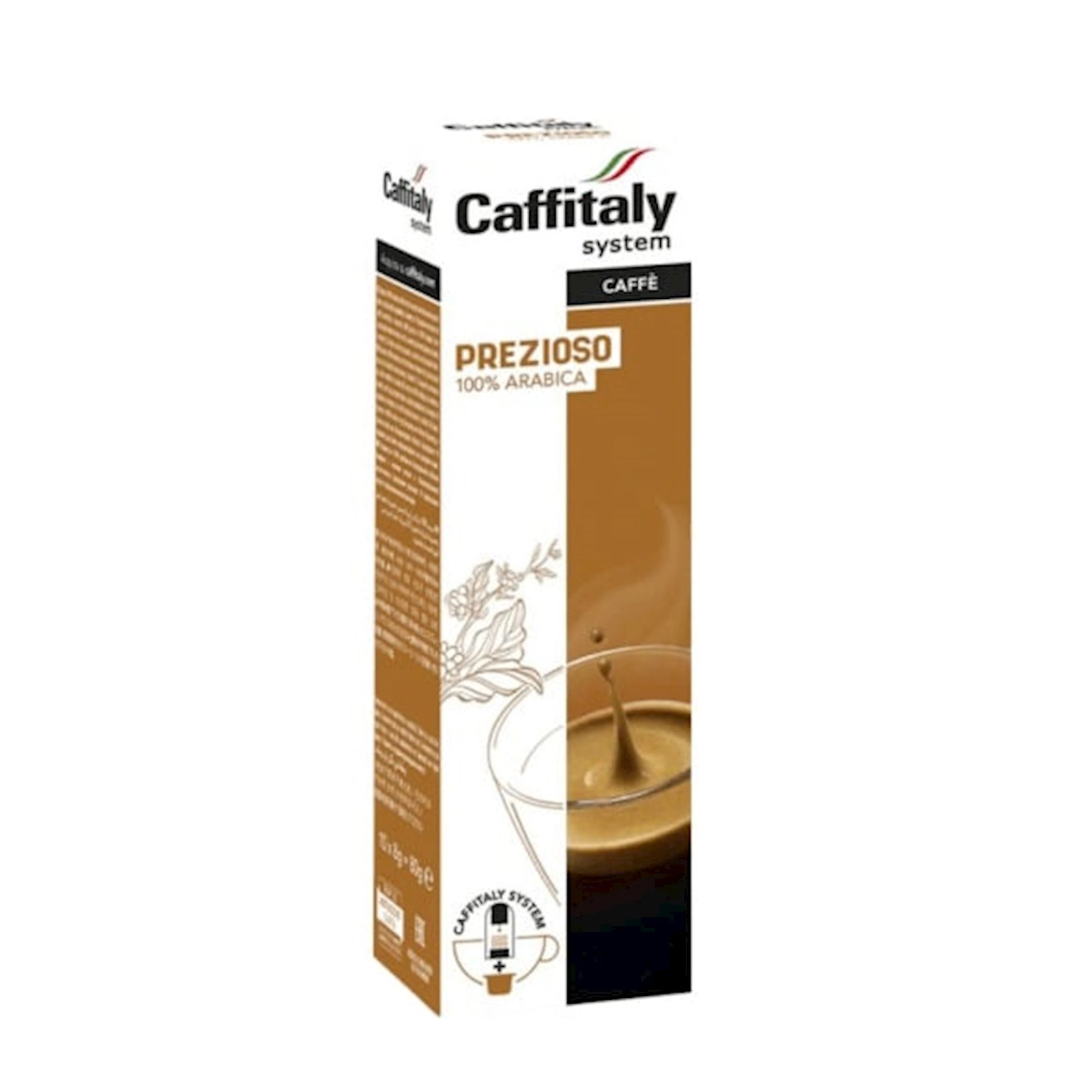 Kapsullarda qəhvə Caffitaly System Prezioso Caffitaly, 10 əd