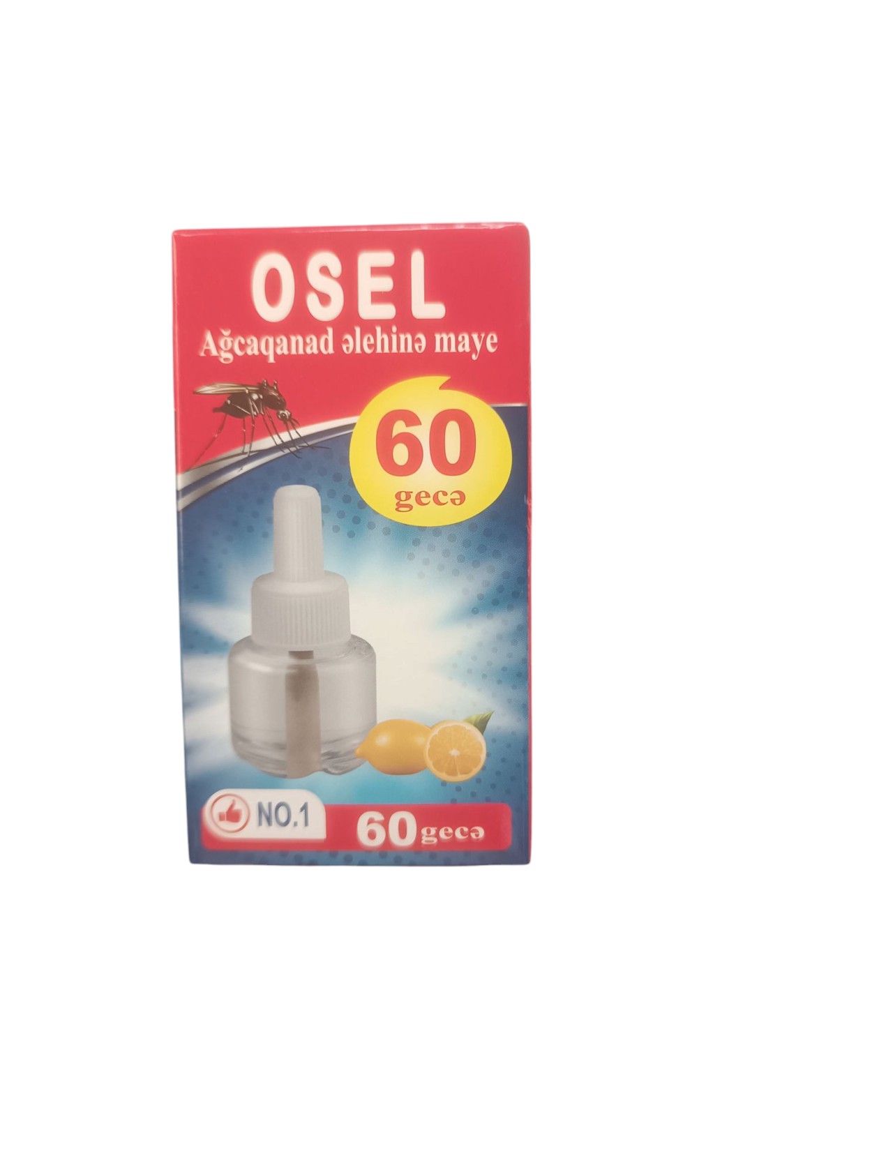 Ağcaqanadlara qarşı maye Osel No.1 60 gecə