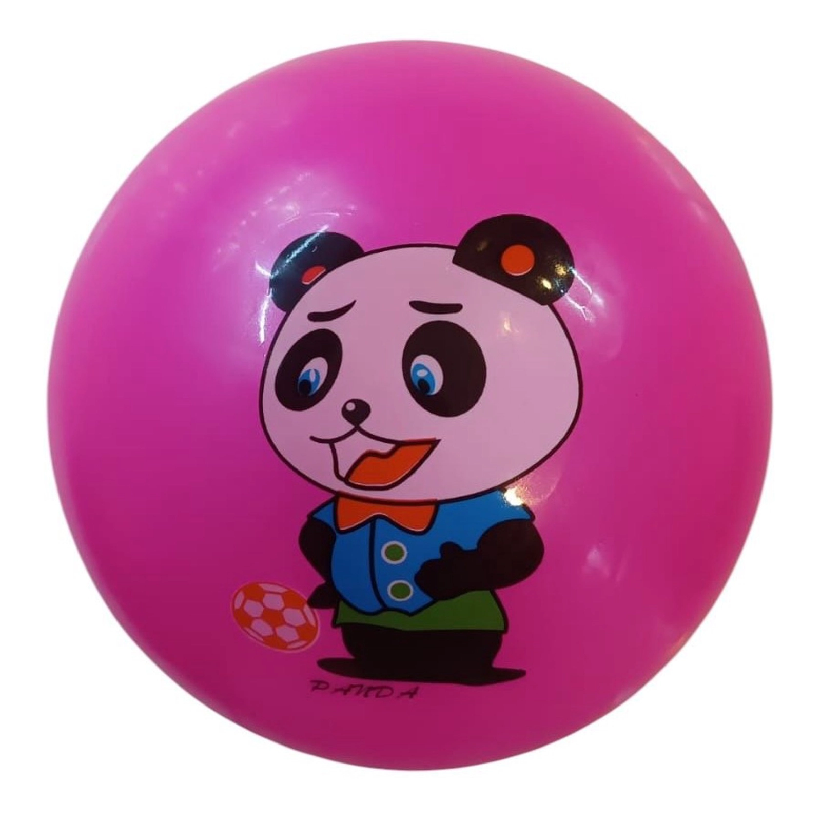 Şişmə top 016612P panda printi ilə, çəhrayı