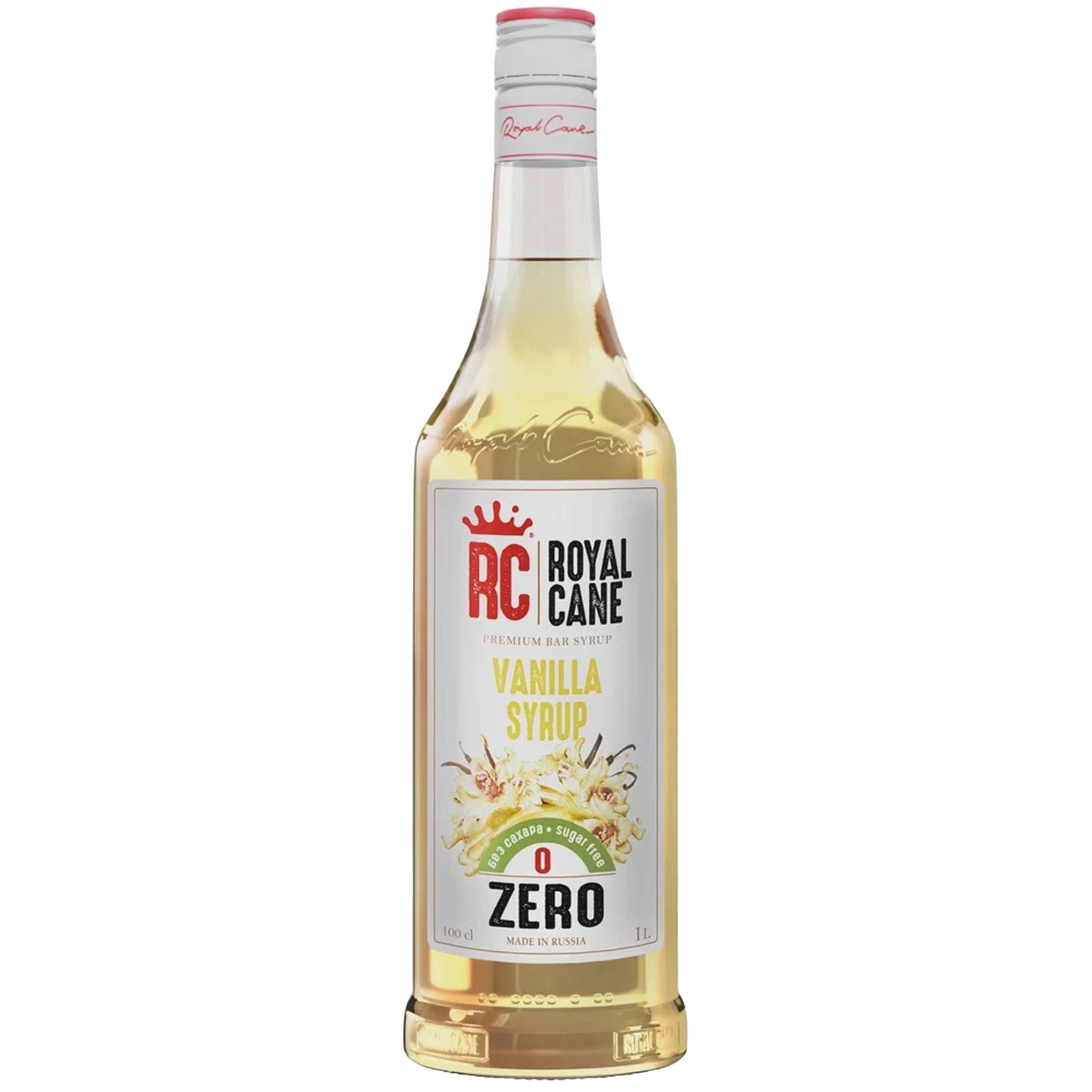 Sirop Royal Cane Vanilla Zero, şəkərsiz, 1 l