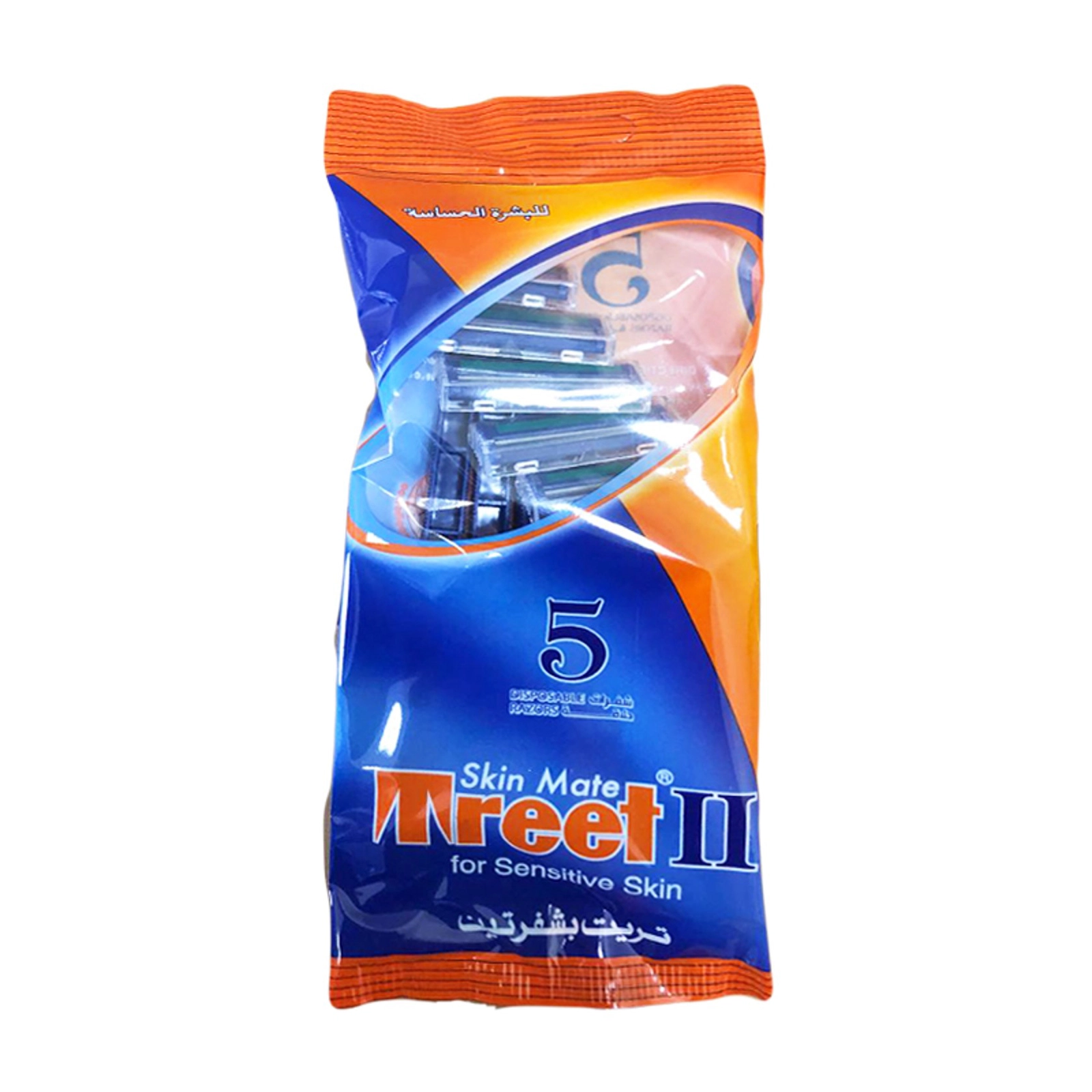 Birdəfəlik ülgüclər təraş üçün Treet II Skin Mate Twin 5 əd