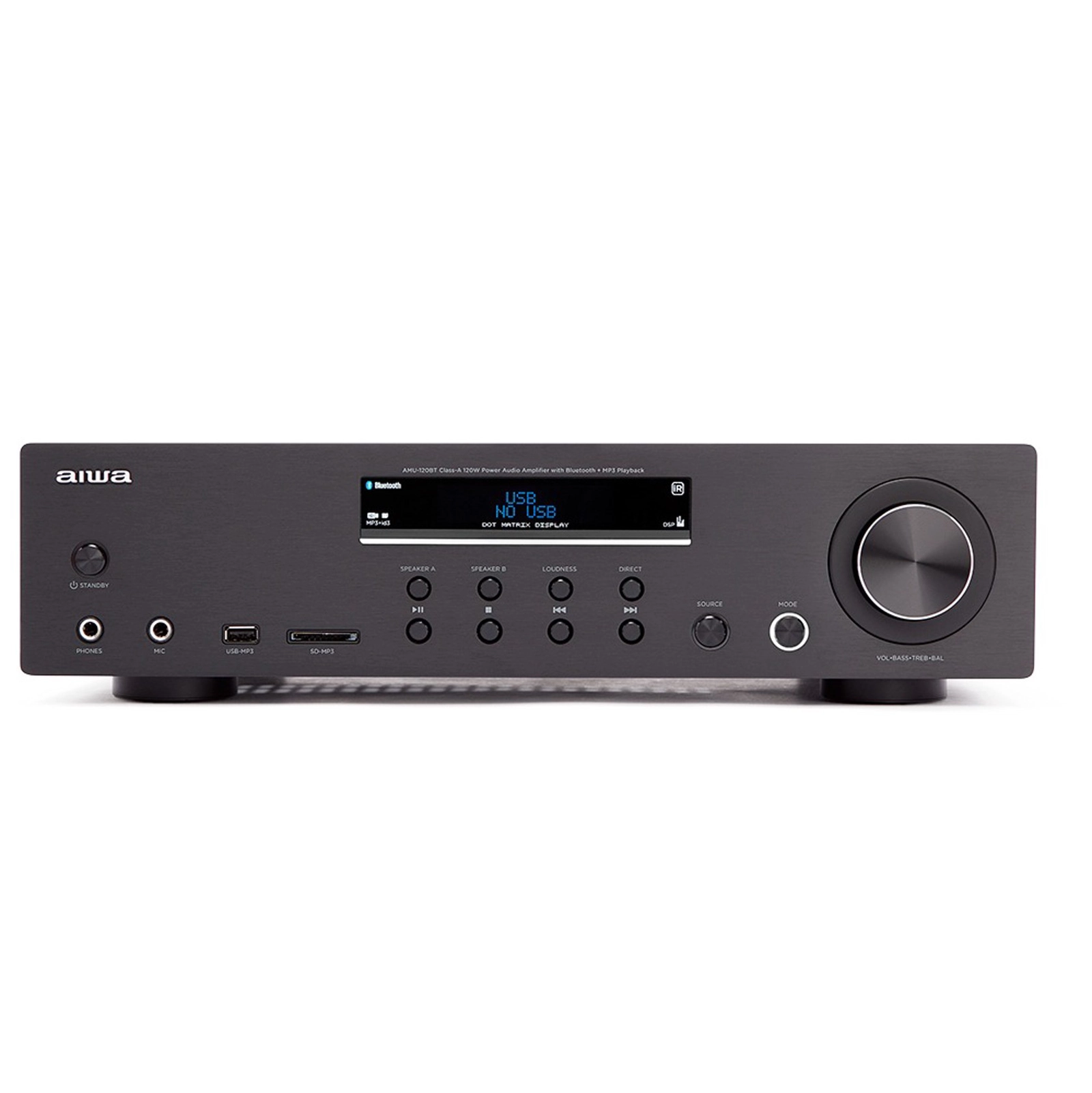 Stereo gücləndirici Aiwa AMU-120BTBK