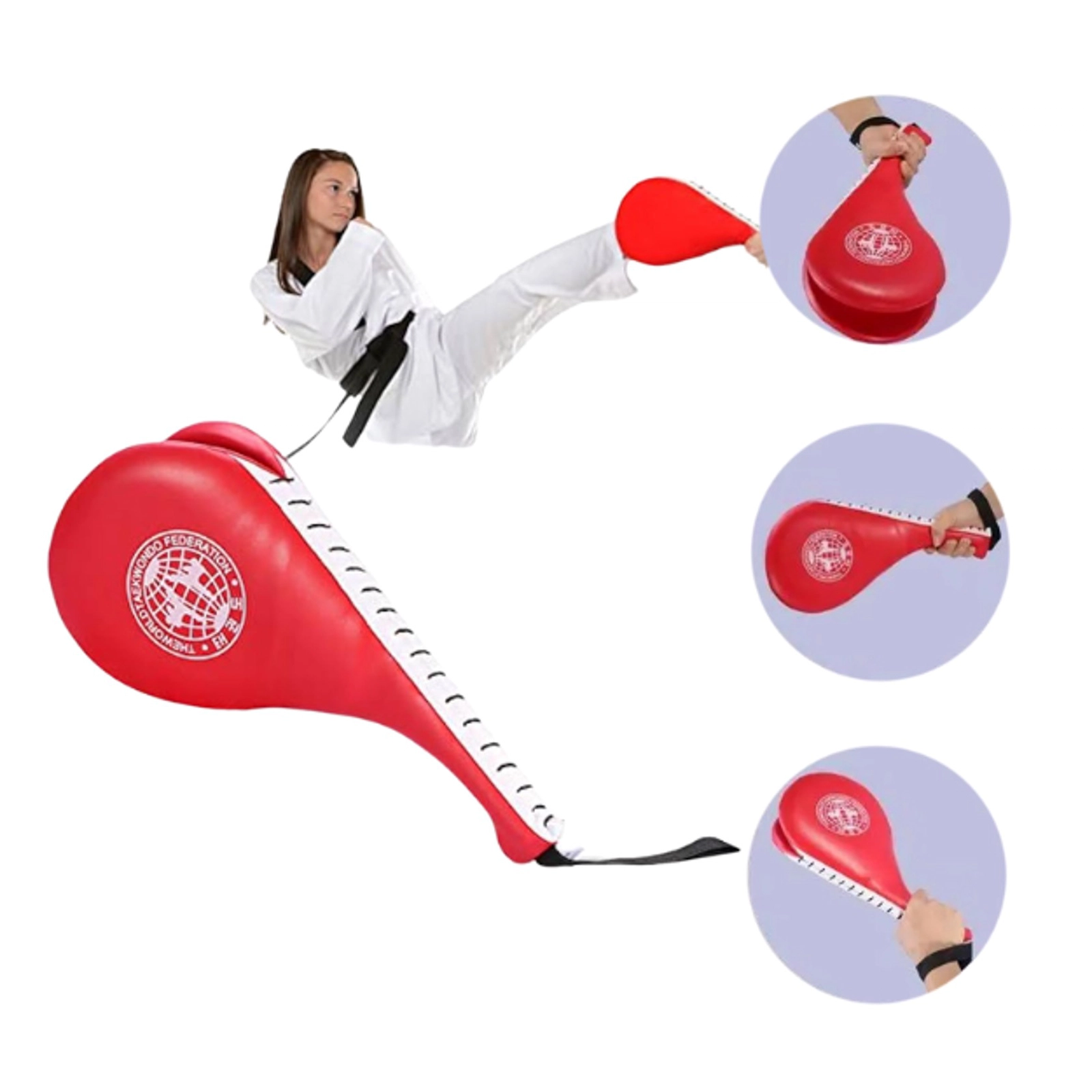 Taekvondo üçün lap-raket KS1116, qırmızı