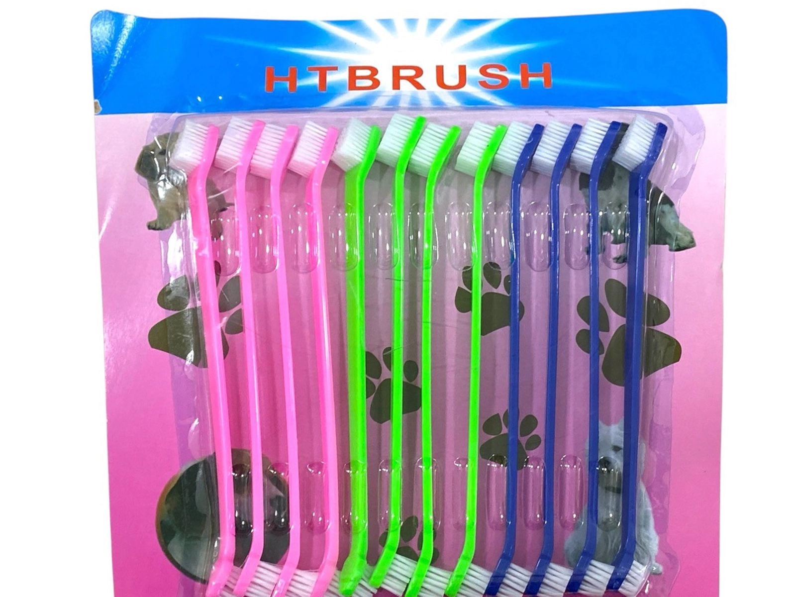 İtlər üçün diş fırçası dəsti WS_522143, 12 əd