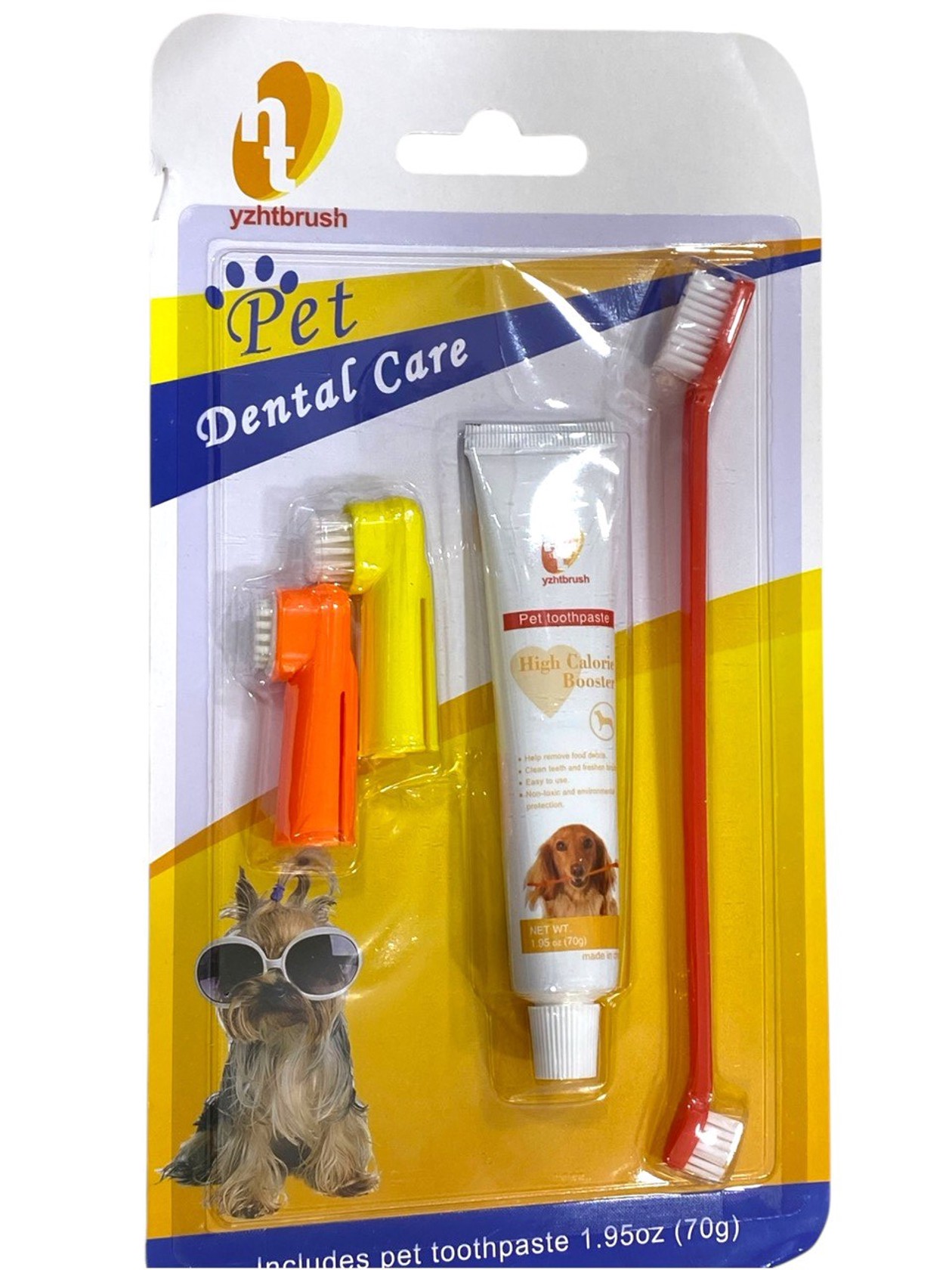 İtlər üçün dişlərə qulluq dəsti WS_522141, 4 parça