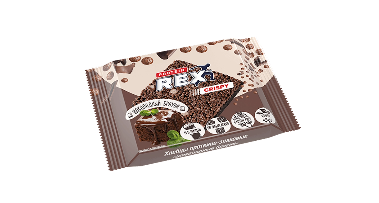 Kökə ProteinRex Crispy 20% protein Şokoladlı brauni 55 q