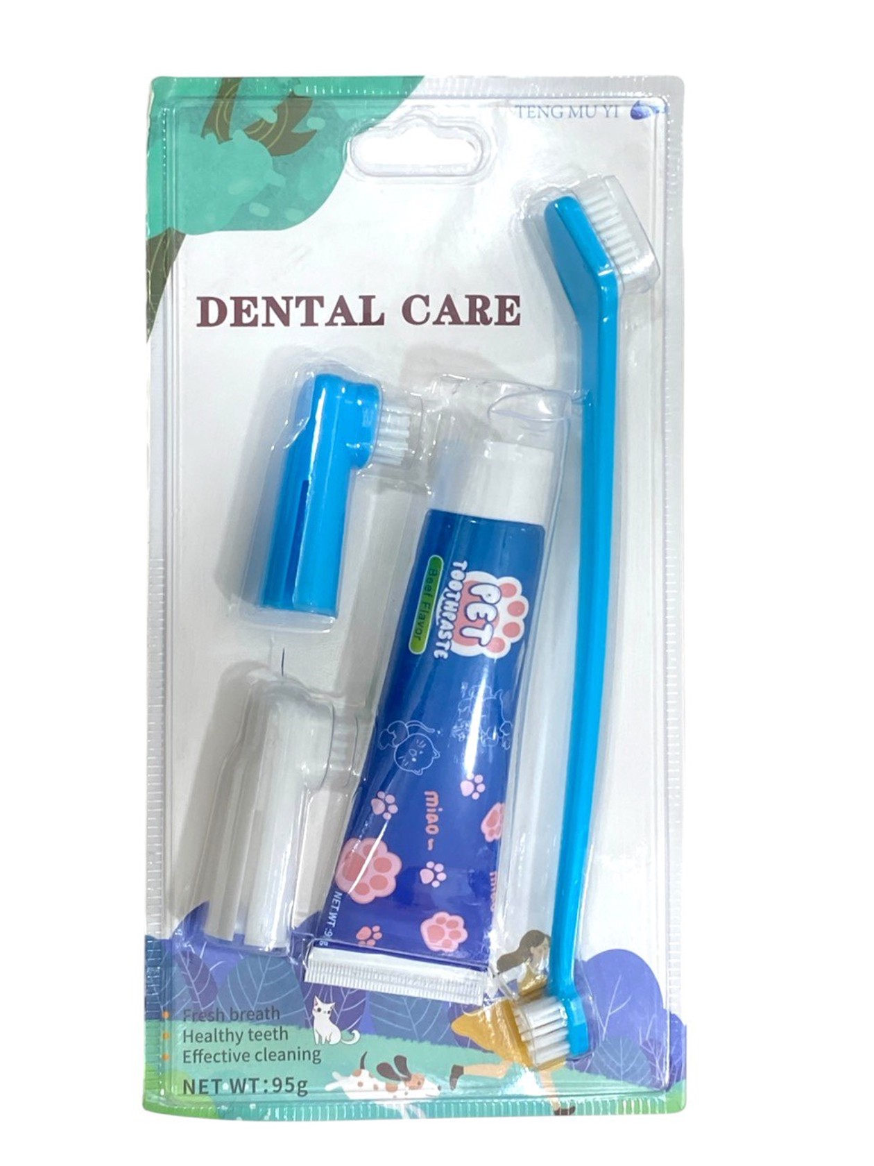 İtlər üçün dişlərə qulluq dəsti Dental Care WS_K-522-5-26, 95 q