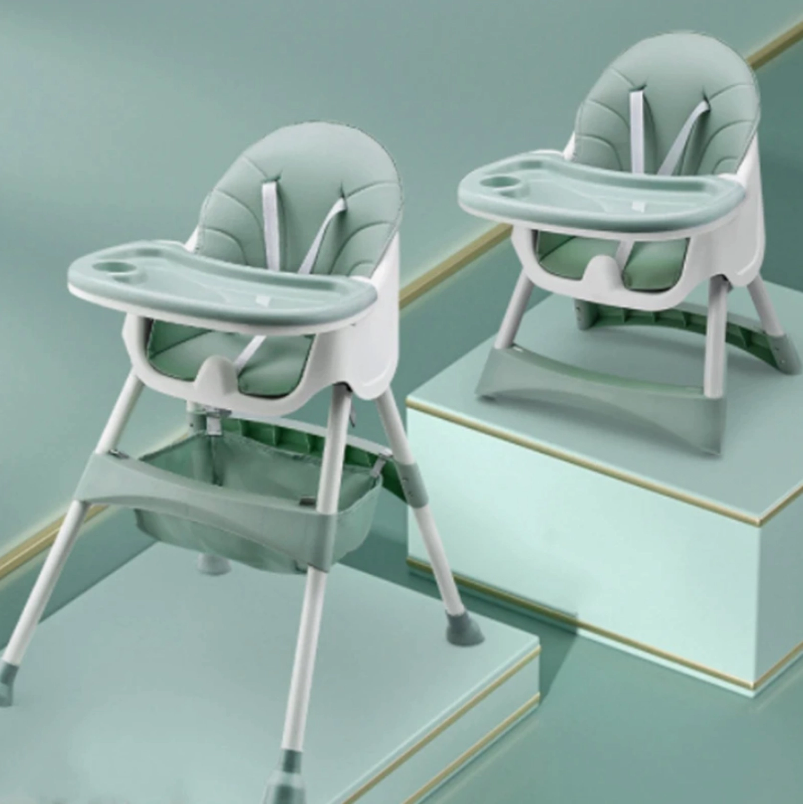 Uşaq yedizdirmə oturacağı Kidilo S360, yaşıl