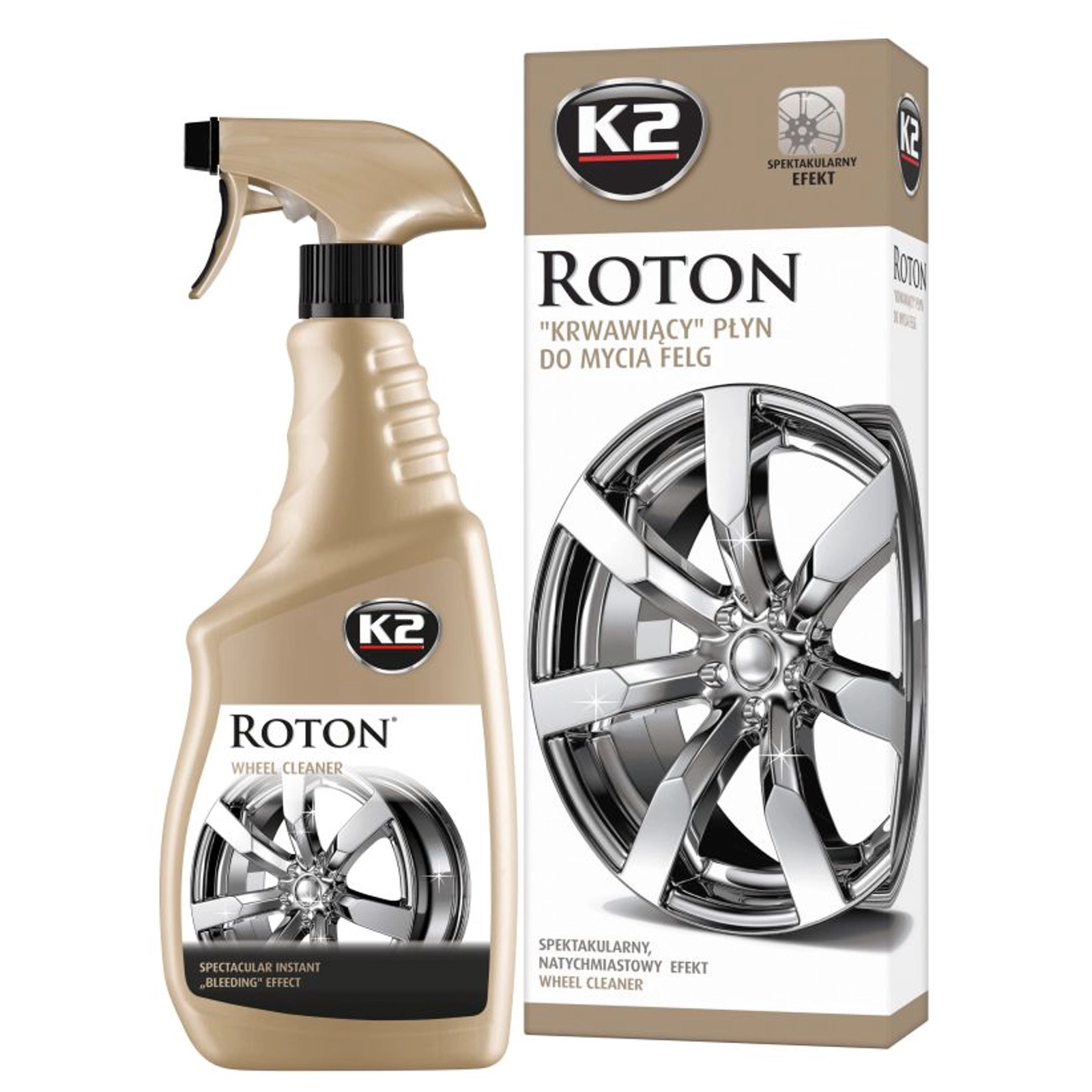 Avtomobil disklərini təmizləmək üçün vasitə K2 ROTON 700ml