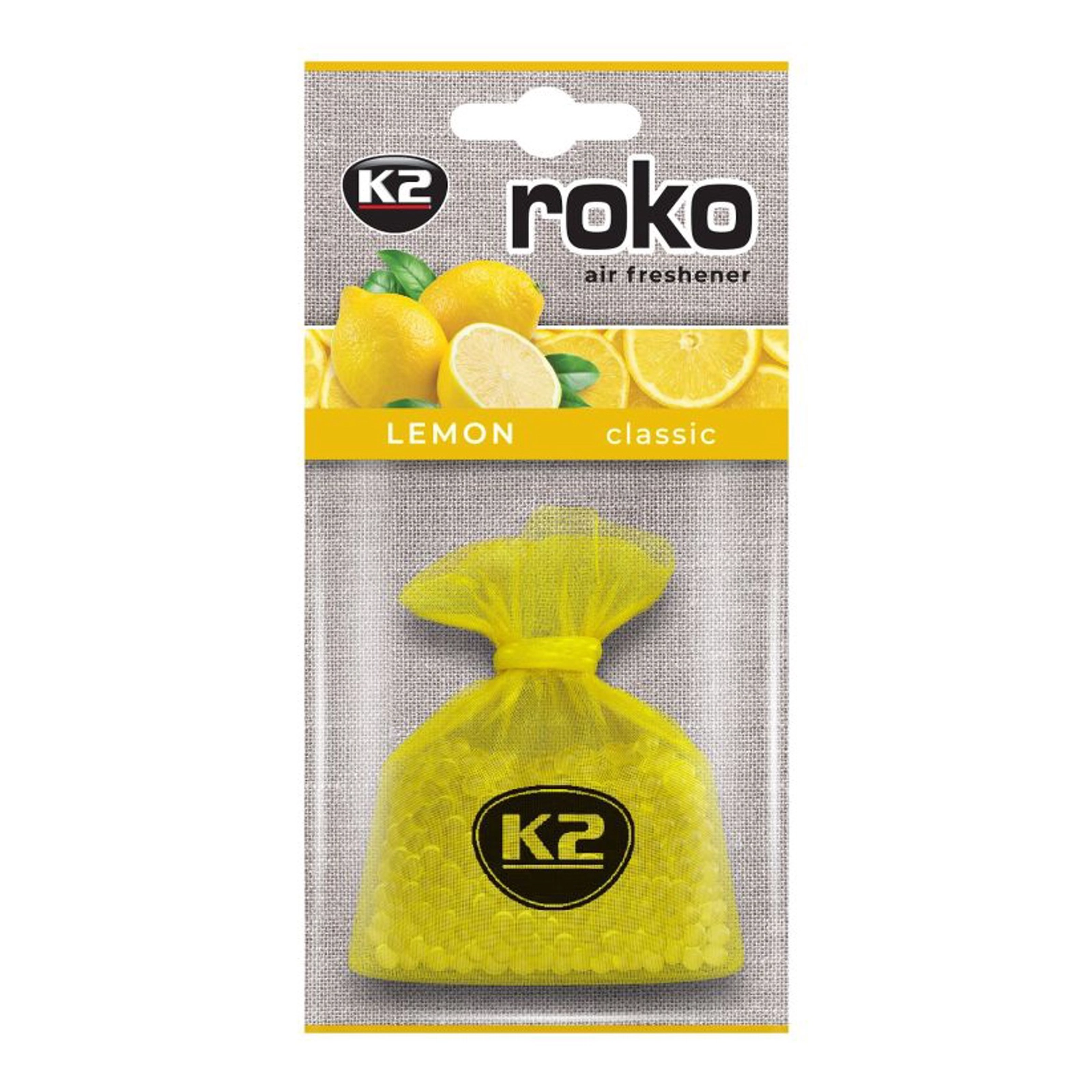 Hava təravətləndiricisi K2 ROKO Limon 20gr, torba, qranula