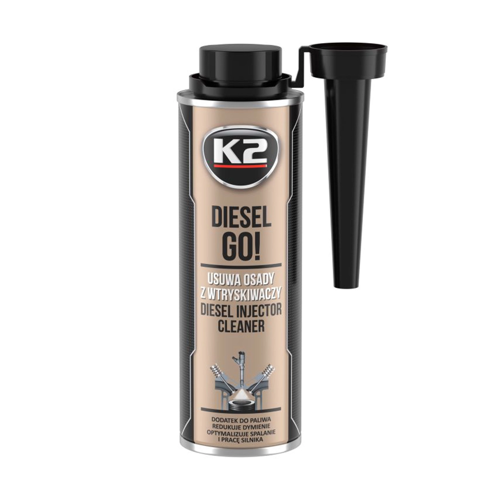 Dizel yanacaq qatqısı, aşqar K2 Diesel Go, 250 ml