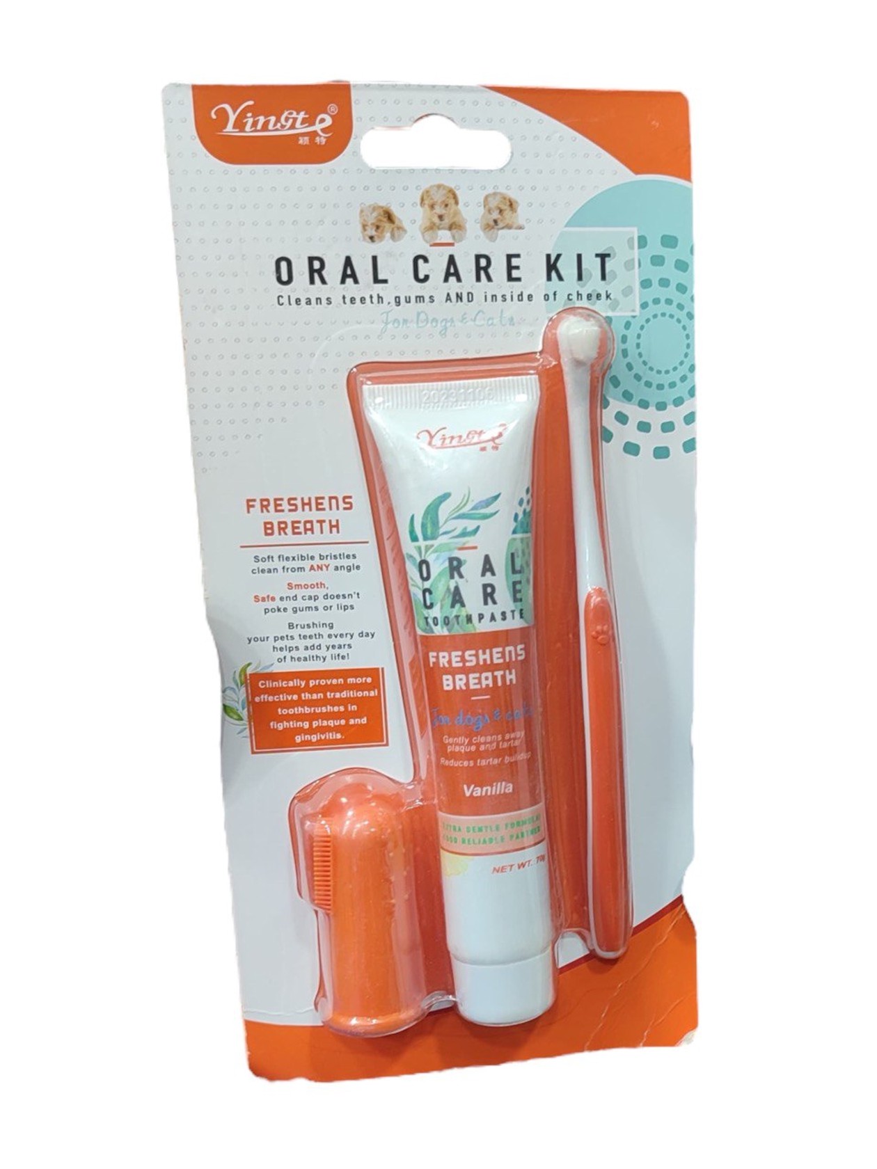 İtlər üçün dişlərə qulluq dəsti Oral Care, 70 q