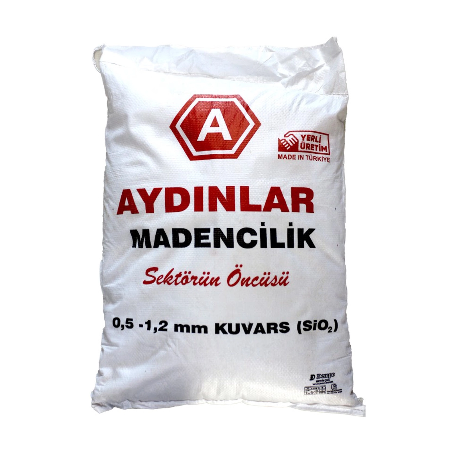 Hovuz üçün kvars qumu Aydınlar 0.5-1.2 mm 25 kq