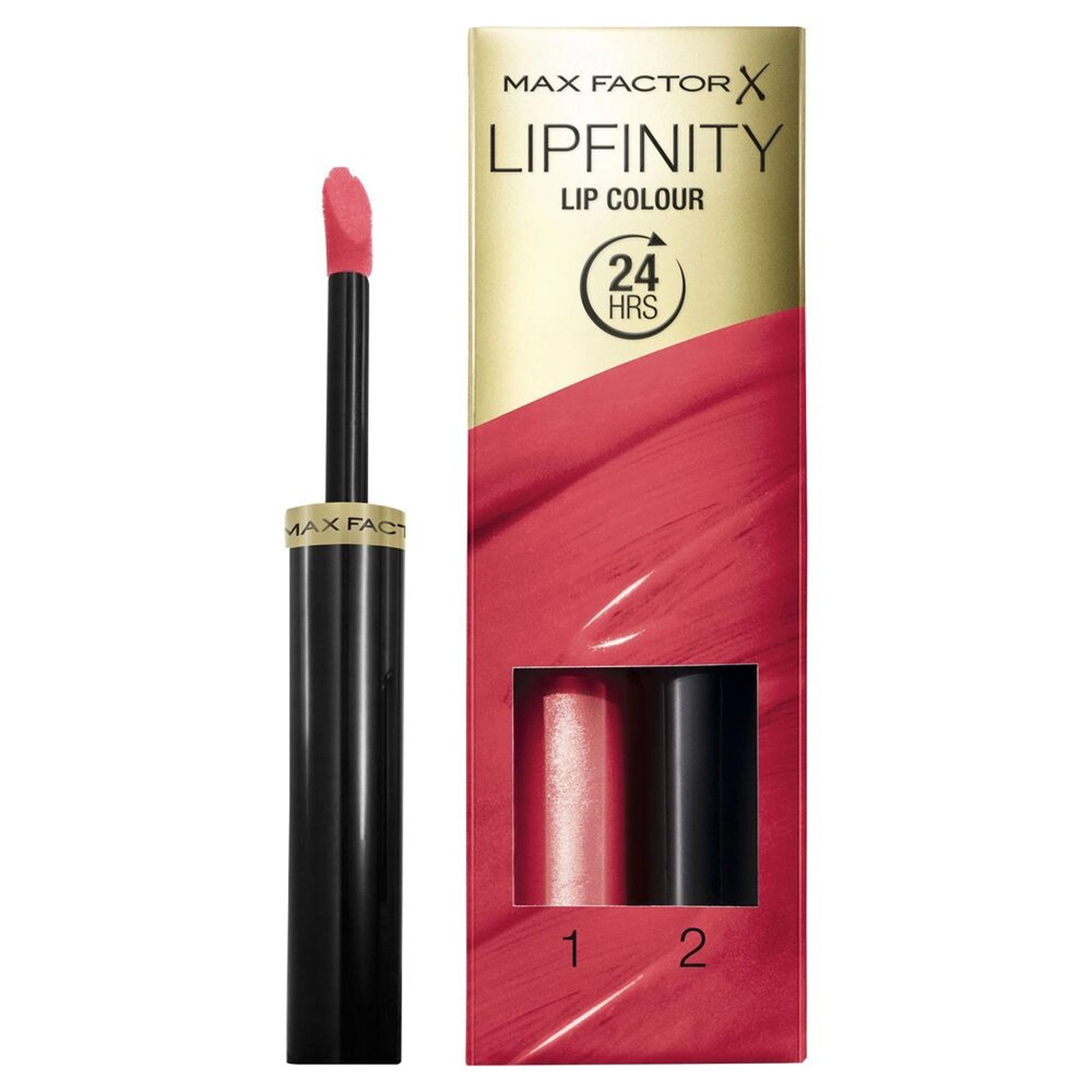 Dekorativ kosmetika dəsti Max Factor Lipfinity 026 So Delightful (dodaq parıldadıcısı + dodaq boyası)