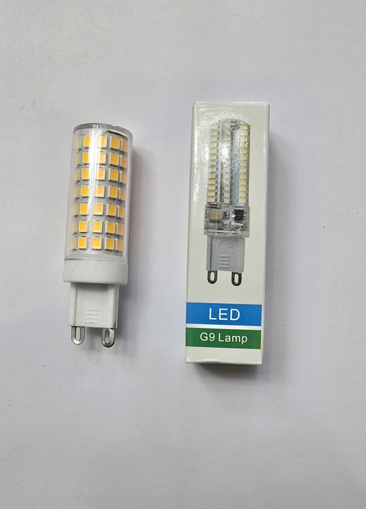 LED lampa G9, 9W, sarı, 220V - LAMPA G9 9W sarı