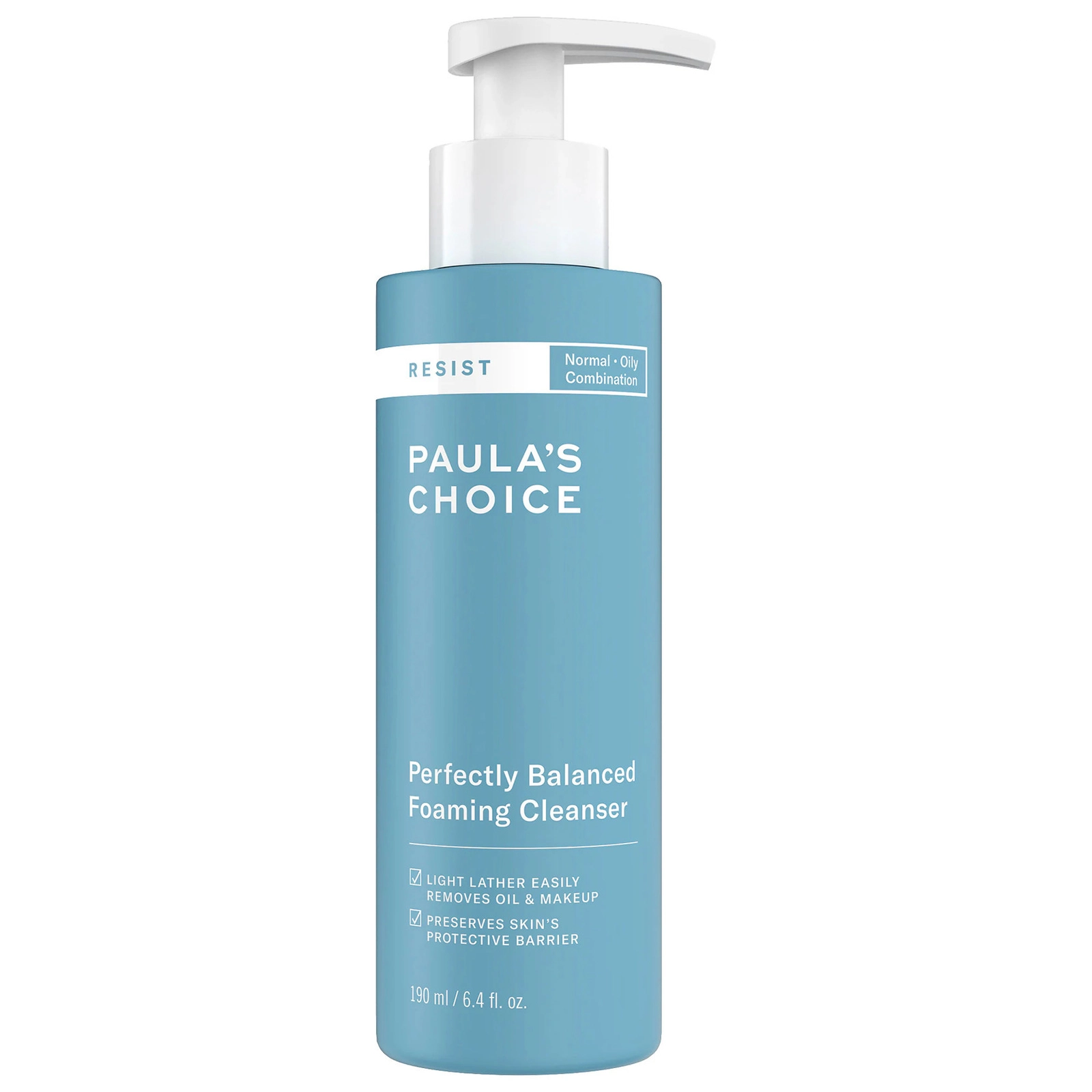 Yuma üçün köpük Paula's Choice Resist Perfectly Balanced Foaming Cleanser, 190 ml