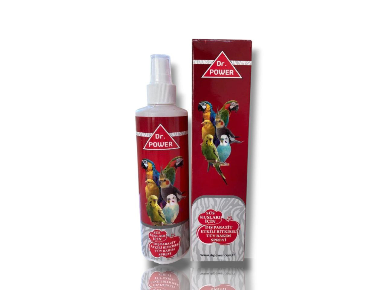 Quşlar üçün dəriyə qulluq spreyi Dr. Power 250 ml