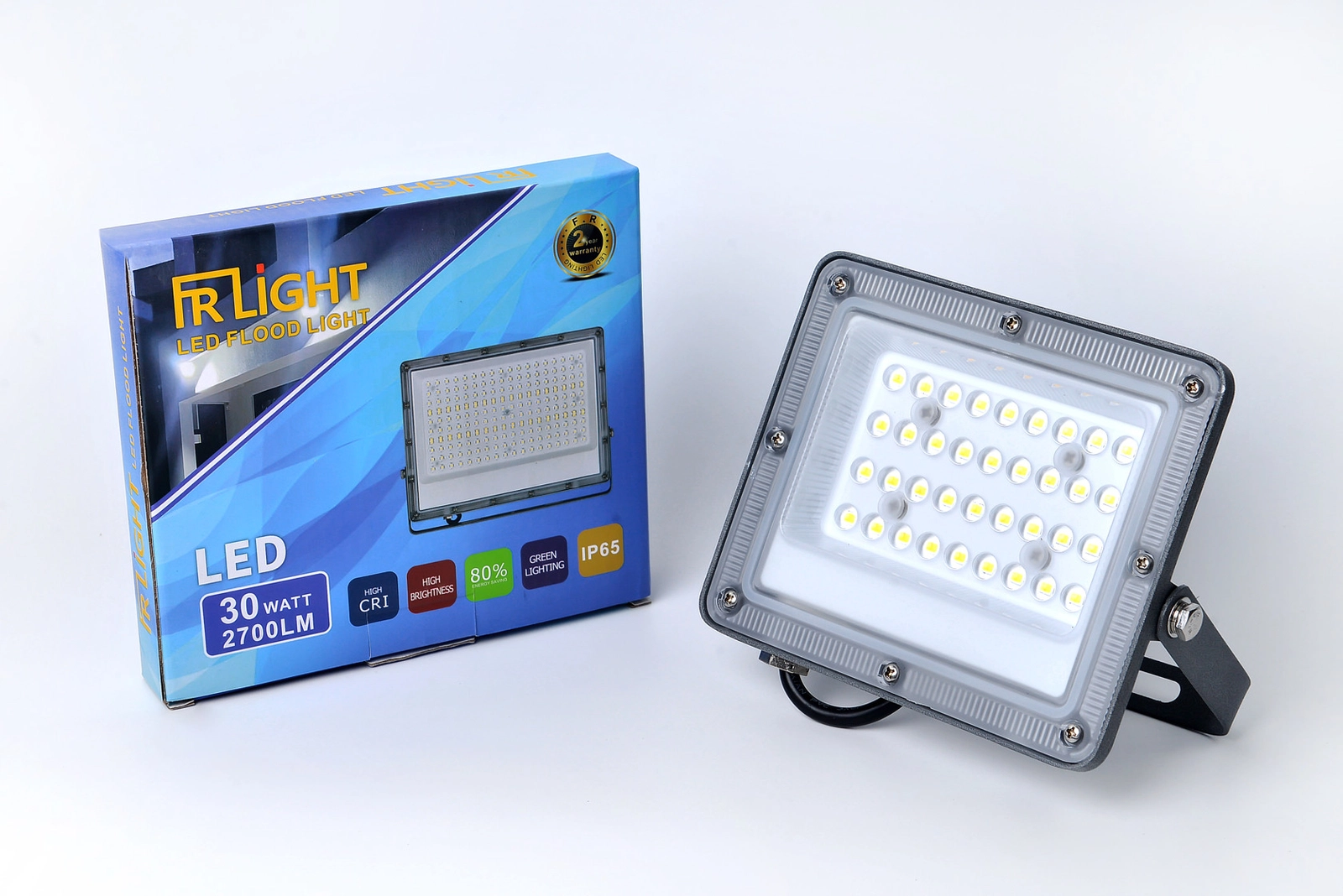 LED projektor FRLight 30W, 2700LM, 6500K, IP65