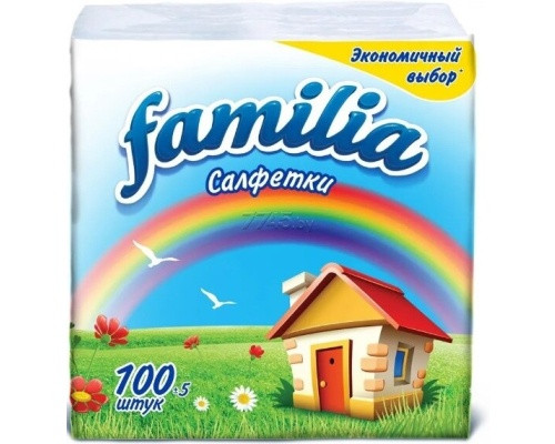 Kağız salfetlər Familia, 100 əd