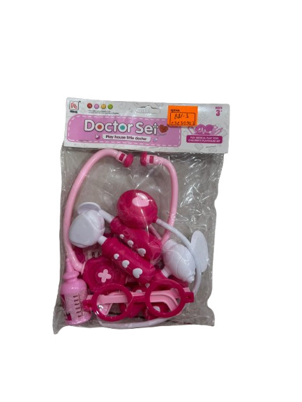 Həkim oyunu SH-563, plastik, çəhrayı, 3 yaşdan