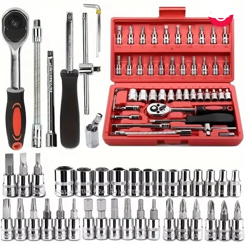Avtomobil üçün açar dəsti HE00058, 46 parça