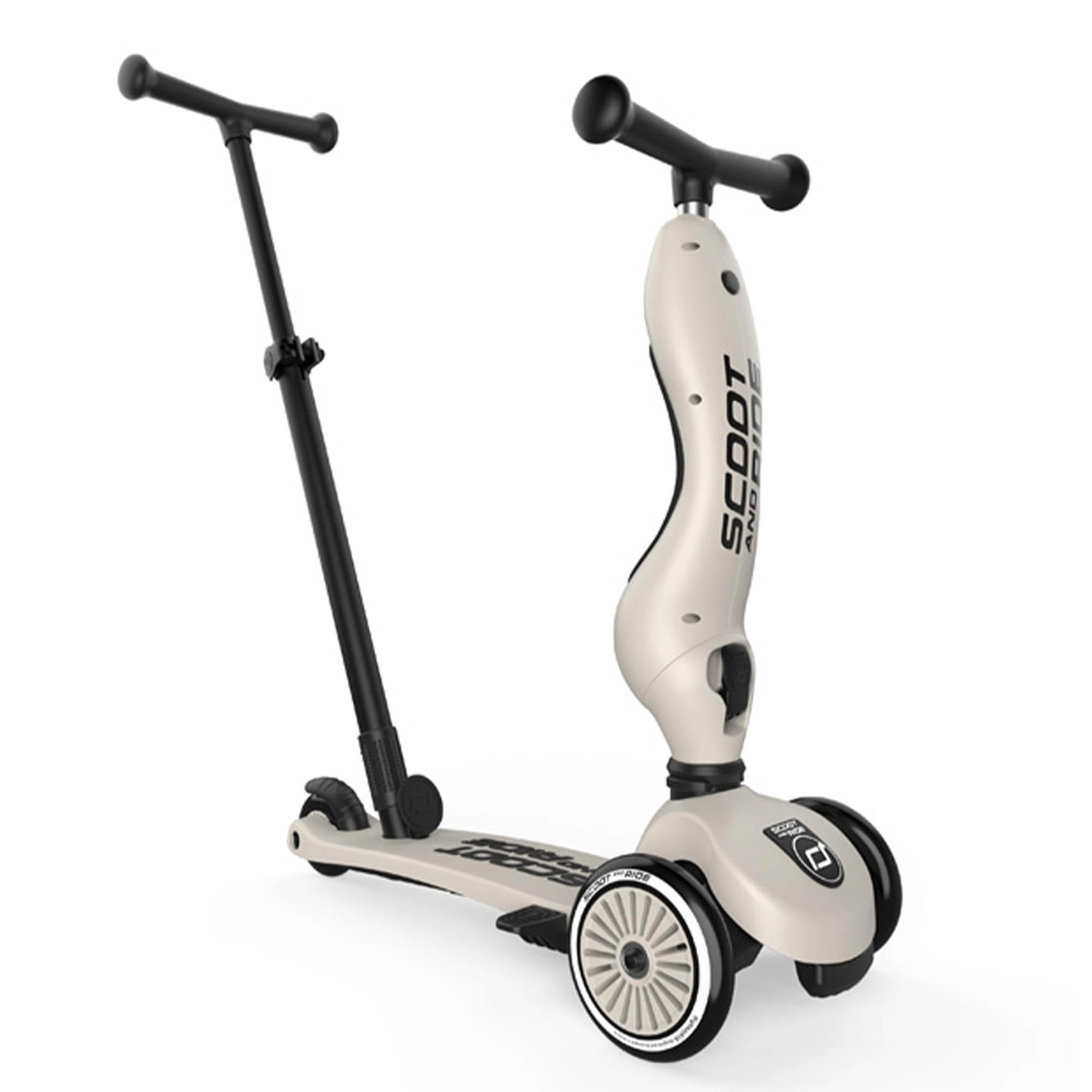 Üçtəkərli skuter Scoot&Ride Highwaykick, bej