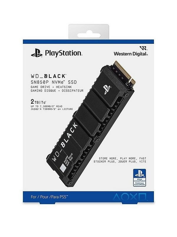 SSD daşıyıcı Western Digital 2TB SN850P NVMe M.2 PlayStation 5 üçün