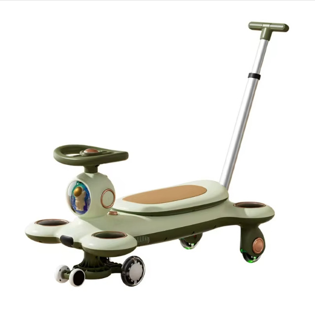 Beqovel Yo-Yo Car, plastik, yaşıl, 1-6 yaş