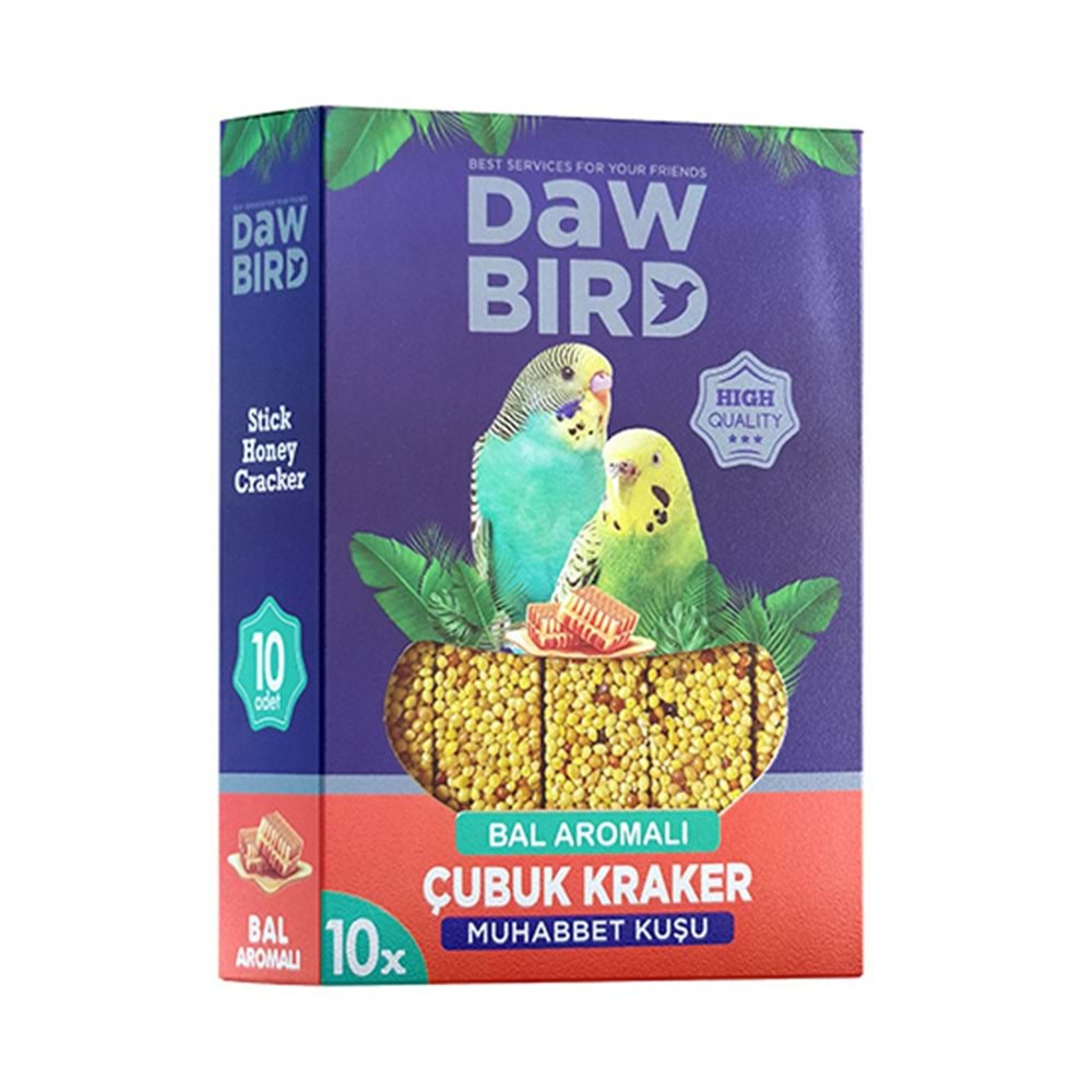 Tutuquşular üçün kreker Daw Bird, bal dadlı, 1 əd