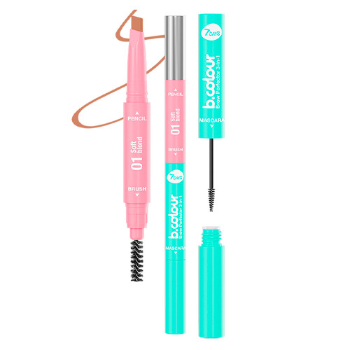 Qaş qələmi 7 Days B.Color Brow Perfector01 Soft blond