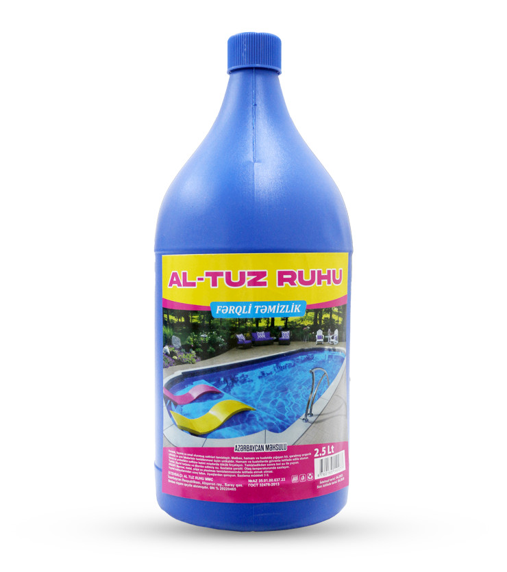 Təmizləyici vasitə, Al-Tuz Ruhu 2.5 l