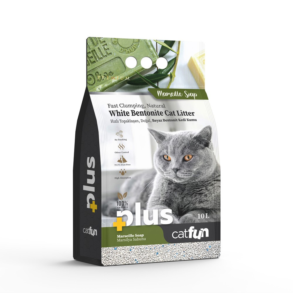 Pişik tualeti üçün doldurucu CatFun Marseille Soap, 10 l