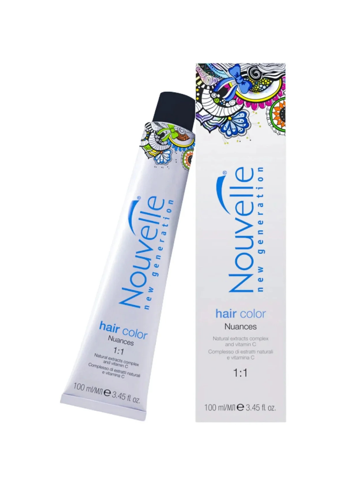 Saç üçün qalıcı krem-boya Nouvelle 6.9, 100 ml + oxidant 100 ml
