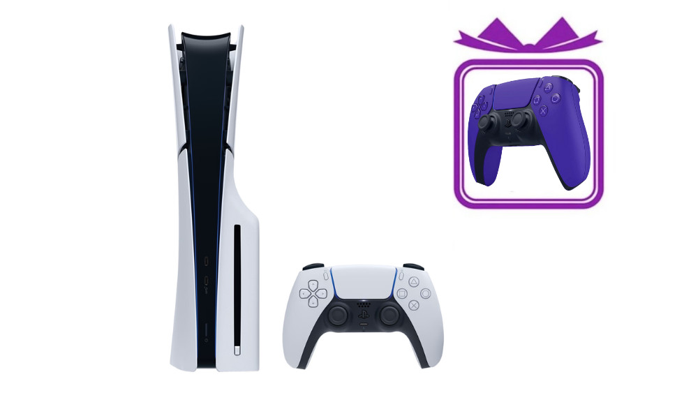 Oyun konsolu Sony Playstation 5 DualSense 1TB + Coystik Galactic Purple Hədiyyə