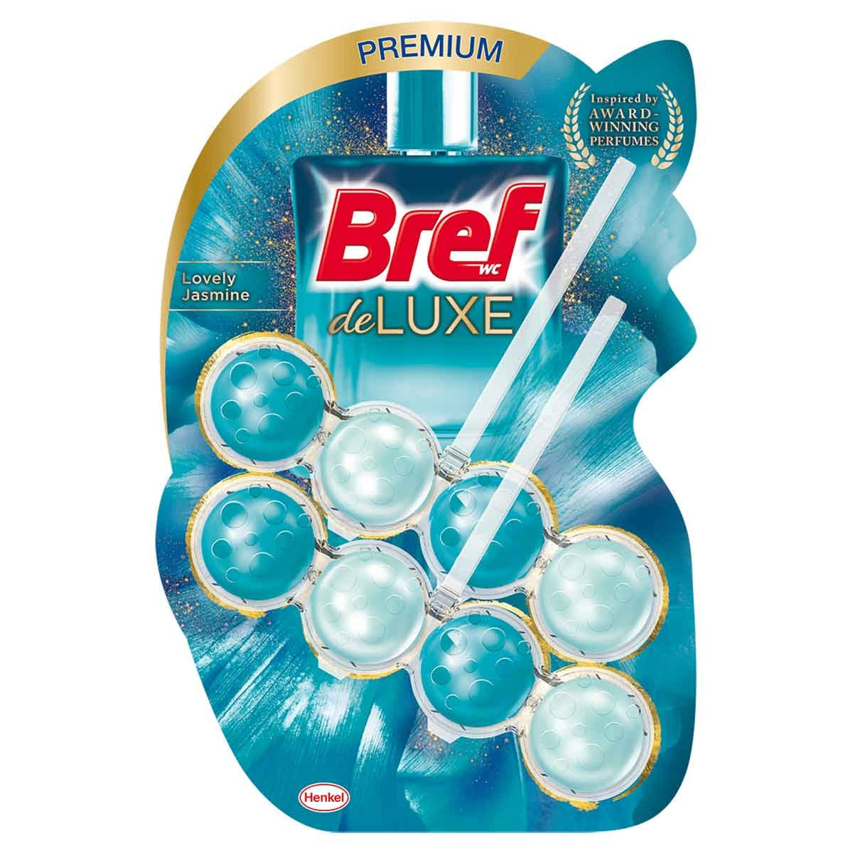 Tualet üçün blok Bref Deluxe Lovely Jasmine, 2x50 q