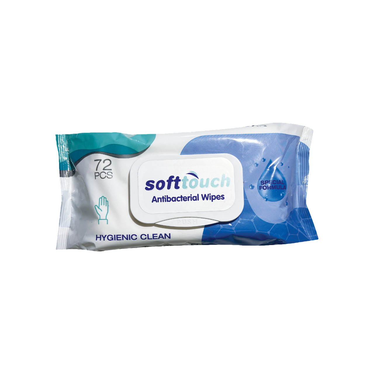 Antibakterial nəm salfetlər Soft Touch 72 əd