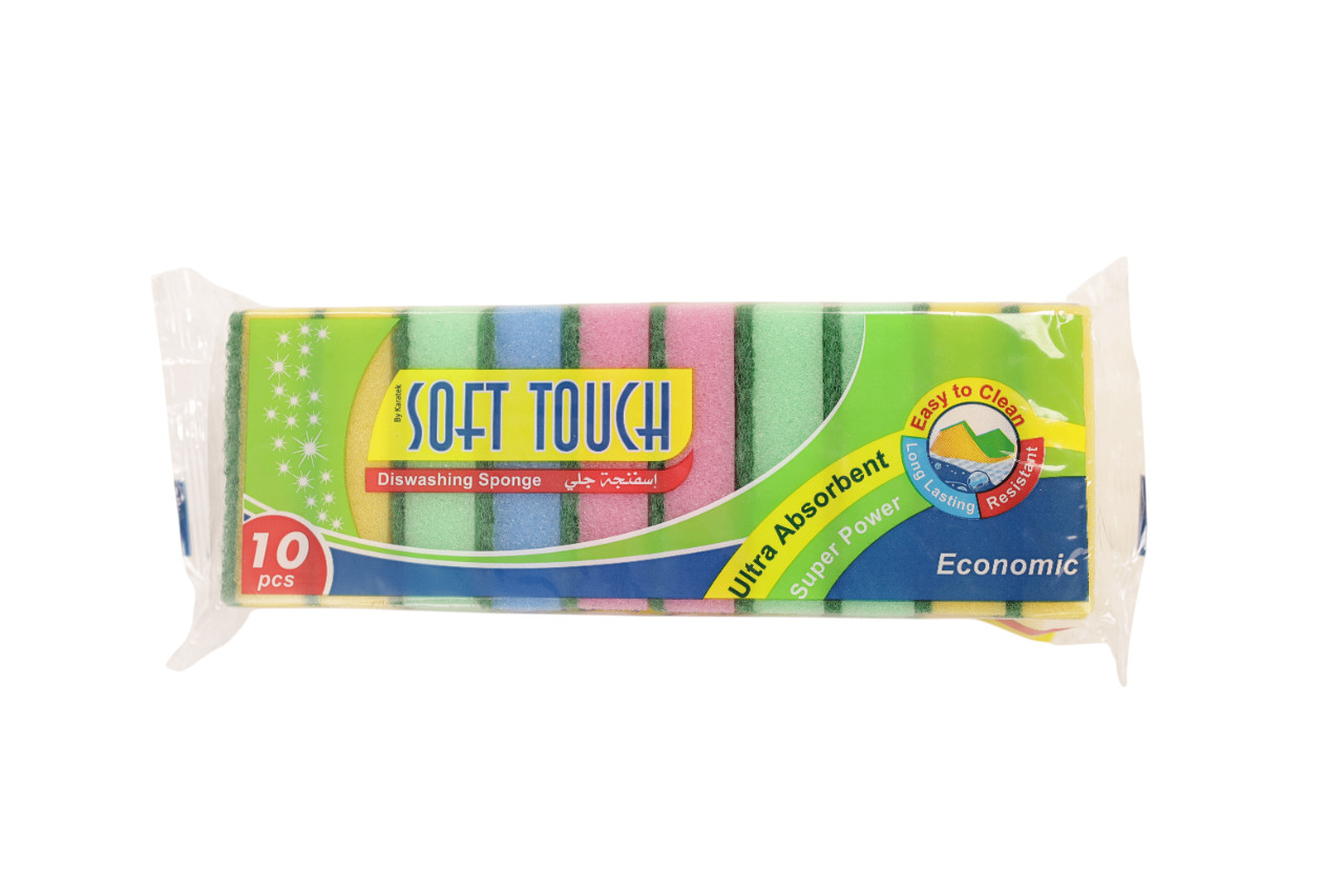Süngər dəsti Soft Touch, 10 əd