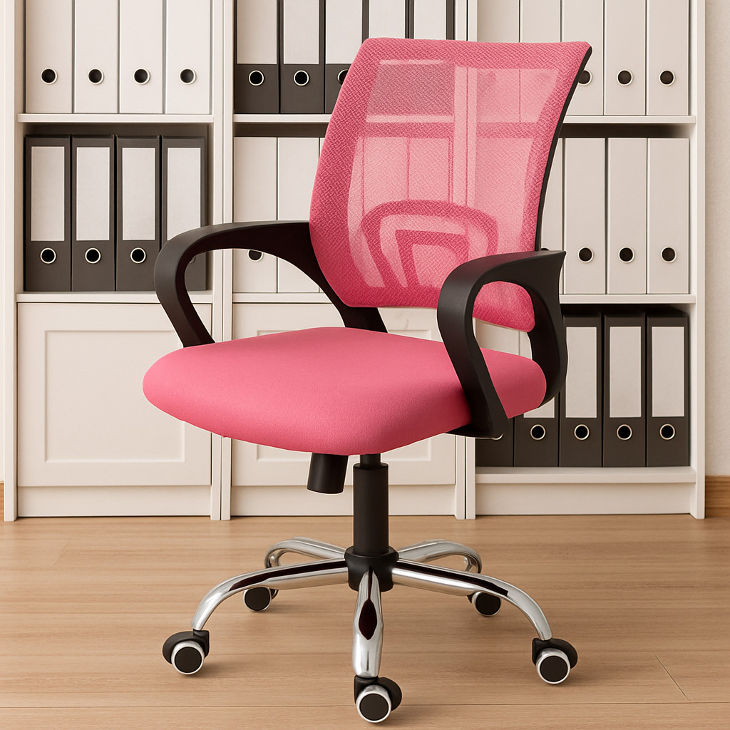 Ofis üçün kreslo, çəhrayı
