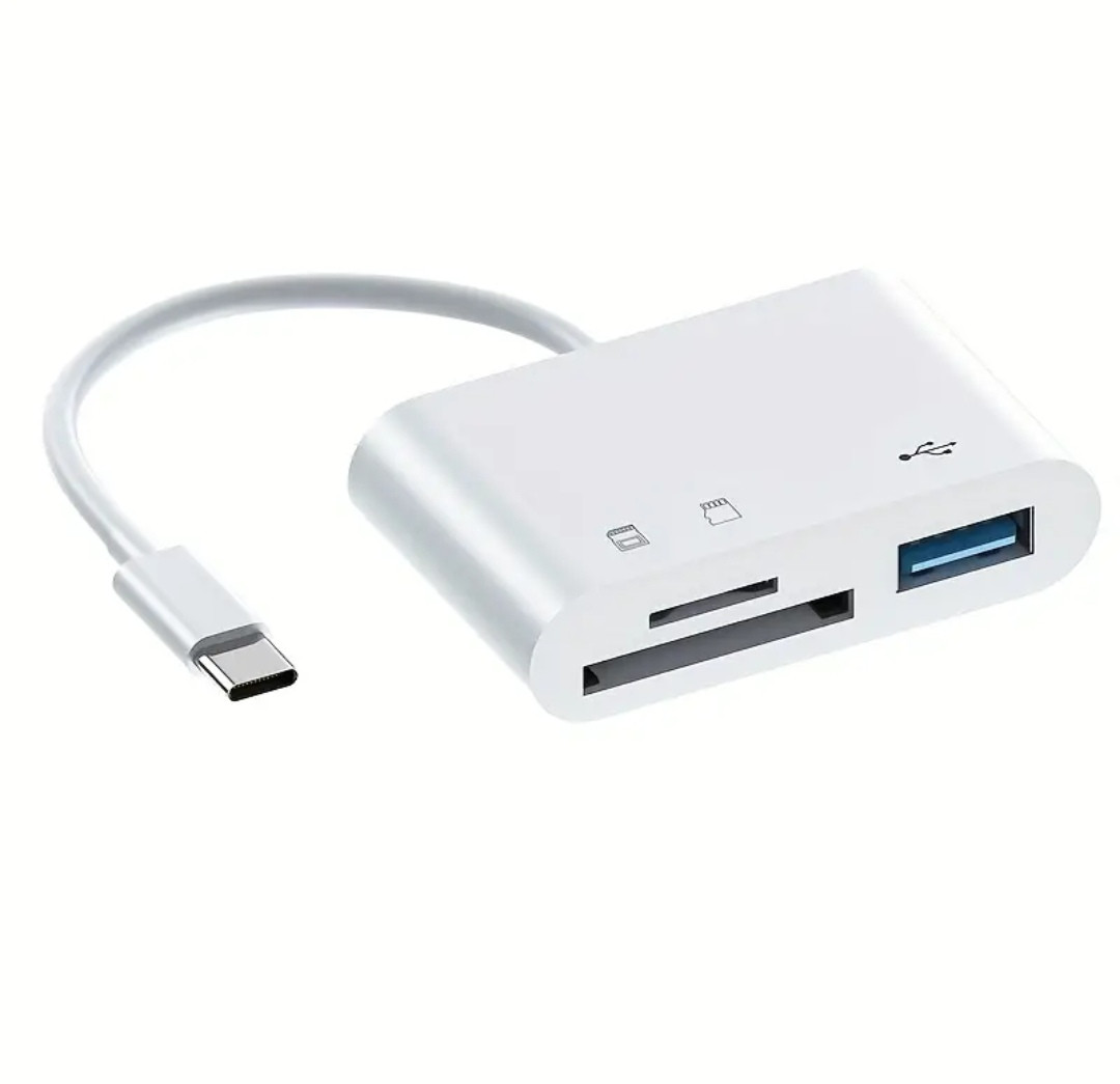 Kart oxuyucusu 3-in-1 SD/TF/USB - Type C
