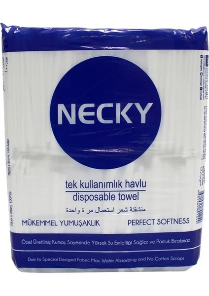 Birdəfəlik dəsmallar manikür üçün Necky, 100 əd