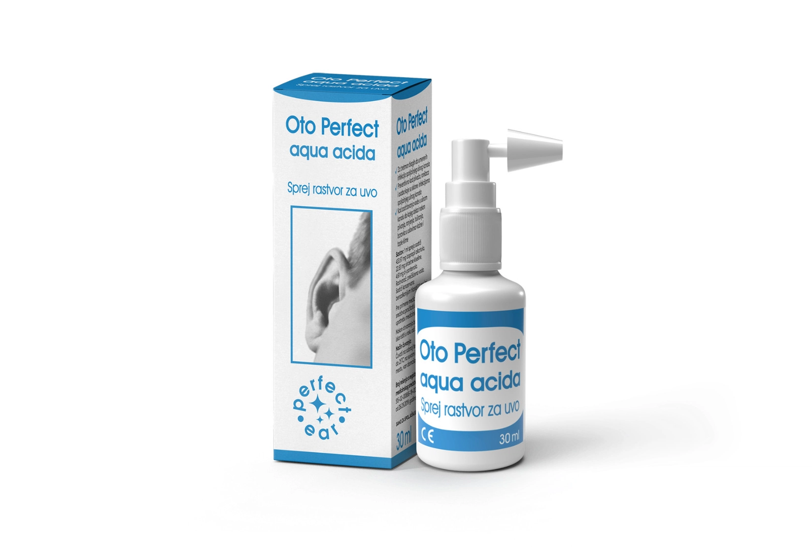 Qulaq spreyi Oto Perfect Aqua Acida, 30 ml